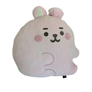 BT21 Cooky Pink Jelly Candy Flat Pillow Cushion Line Friends Official Merch